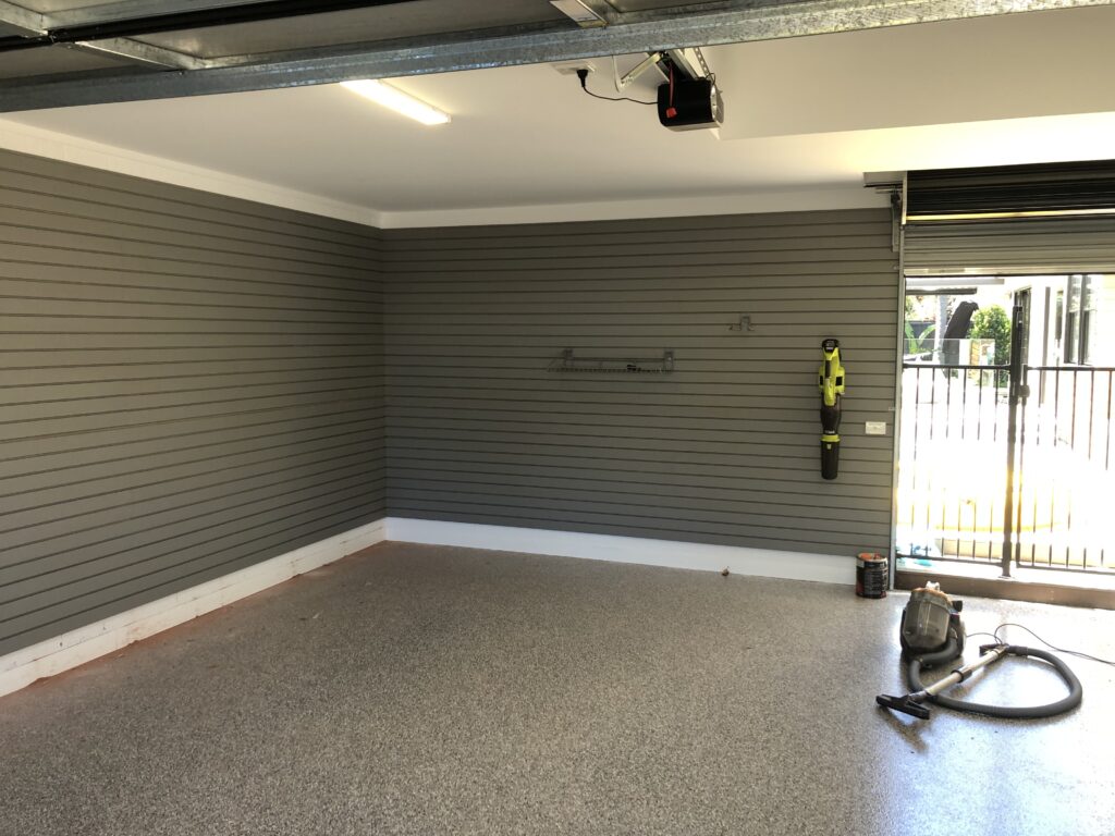 Garage storage installation