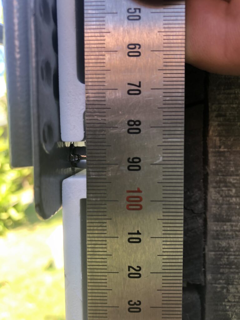 garage slatwall measurements